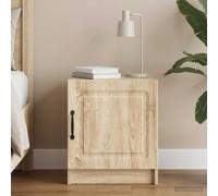 Ziaphsol Vintage Style Chêne Sonoma Bedside Table 43 x 34.5 x 47 cm with Storage Drawer Modern Bedroom Nightstand for Bedroom Lounge Or Dorm Room