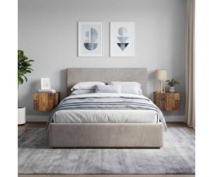Ziaphsol Vintage Wooden Wall-Mounted Bedside Cabinets 2 Pack with Spacious Drawers for Bedroom Or Living Room Decor