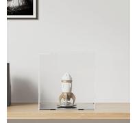 Ziaphsol Vitrine en acrylique transparent 30 x 30 x 30 cm, vitrine anti-poussière, vitrine sans vis pour objets de collection, modèles, exposition, vente au détail, étagère, acrylique 3 mm