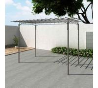 Ziaphsol Voûte de Jardin en Acier Anthracite pour rosiers et Plantes grimpantes, Structure de décoration extérieure, Support Robuste pour pergola, tonnelle ou portique de Jardin, Installation Facile