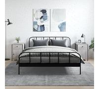 Ziaphsol Wooden Bedside Tables Set of Two Sonoma Grey 40x42x60cm with Storage Drawer and Adjustable Height Modern Bedroom Nightstands for Living Room Dormitory