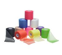 ZiATEC Power Underwrap - pré-enveloppe non adhésif | sous pansement en mousse pour ruban adhésif sportif, fixation des cheveux, bandage élastique, couleur:bleu