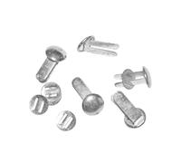 Zib Miltec Rivets de casque pour casque M35 M40 M42 en acier doux (1 pièce = 10 pièces)