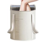 Zibeem Bain de Pieds Rempli Bassin | Bac De Trempage Pliable Pour Pieds,Douche De Circulation Pour Massage Et Détente