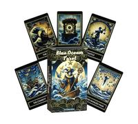 Zibeem Jeu De Tarot - 78 Cartes De Divination du Destin Jeu De Société - Tarot De Divination du Destin,pour Et Adultes Anniversaire Vacances Fête Club Méditation Praticiens Individus