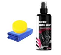 Zibeem Kit De Nettoyage Pour Compartiment Moteur - Spray Nettoyant Moteur 100ml | Outil Nettoyage Auto pour Lavage Compartiment Machine Pièces | Pièces Voiture Camion Moto Baie