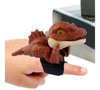 Zibeem Marionnettes à Doigts Dinosaures,Figurines du Bout des Doigts - Jouet Dinosaure pour Tout-Petits,pour Jeu Sensoriel, Cadeaux De Saint-Valentin, Remplissage De Chaussettes, Fêtes d'anniversaire