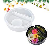 Zibeem Moule pour Bougeoir, Moule à Plâtre de Noël, de Coulage en Silicone pour Ados Adultes Artistes Artisans Décorateurs et Ateliers Créatifs