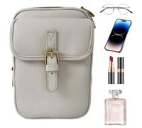 Zibeem Petit Sac Bandoulière,Sac Bandoulière Sécurité Anti-vol - Portefeuille Intégré 10 Emplacements Cartes Sangle Réglable Cuir Grande Capacité Style Vintage Sacoche Femme Polyvalente
