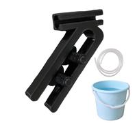 Zibeem Porte-Tuyau à Seau,Support De Montage Pour Seau De Filtration Et Tuyau | Support Réglable pour Tube de Baril Irrigation de Jardin Pelouse Cour Extérieure
