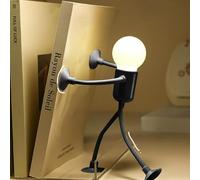 Zibeem Veilleuse De Sport Amusante À Forme Variable, Veilleuse Mignonne En Forme D'ampoule, Lumière LED Créative, Veilleuses De Forme DIYs Avec Ventouse, Lampe De Lecture LED Amusante