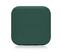 ZIBENE Coussin Assise à MéMoire De Forme, Galette De Chaise Coton Housse Lavable Coussin Chaise Carré 35x35, Garantit Stabilité et Maintien pour SièGe De Bureau, Fauteuil, Banc et Tabouret Vert Foncé