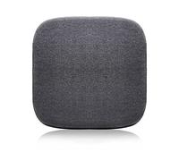 ZIBENE Coussin Assise à MéMoire De Forme, Galette De Chaise Coton Housse Lavable Coussin Chaise Carré 35x35, Garantit Stabilité et Maintien pour SièGe De Bureau, Fauteuil, Banc et Tabouret Anthracite