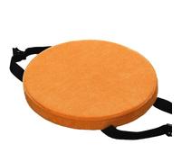 ZIBENE Coussin Rond 35 cm en Mousse Haute Densité pour Tabouret, Galette Ronde 35cm pour Tabouret De Bar, AntidéRapante Galette De Chaise Ronde avec Attache Boucle, Couverture DéHoussable Lavable