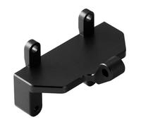 ZIBOXI Adaptateur Hexagonal de Montage de servo, Support Universel CVD Avant et arrière for pièces de Mise à Niveau HPI Venture HILUX 1/18(Servo Mount-Black)