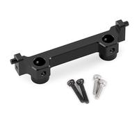 ZIBOXI Adaptateur Hexagonal de Montage de servo, Support Universel CVD Avant et arrière for pièces de Mise à Niveau HPI Venture HILUX 1/18(Bracket-Black)