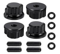 ZIBOXI Adaptateurs de Bras oscillants de Suspension, kit de Liaison de fusées de Direction CVD for Camion Court Slash 2WD 1/10 RC, pièces de Voiture(Orange)