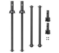 ZIBOXI Adaptateurs de moyeu de Roue Hexagonal CVD/Arbre de Transmission Central for pièces de Mise à Niveau de Camion désert ARRMA Mojave 6S V2 4X4 BLX au 1/7(Front and Rear CVD)