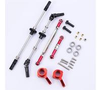 ZIBOXI Arbre d'essieu Avant/arrière MN99S Gen2 + engrenage + Arbre de Transmission CVD + biellette de Direction for Voiture RC 1/12 2024, Nouveau MN98, 2e MN82S, MN78(Front Rear Set)