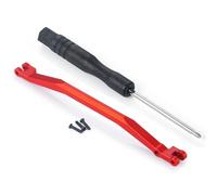 ZIBOXI Biellette de Direction adaptée for Kyosho for Jimny 1/18 Mini-Z 4x4 for Jeep for Wrangler for Hilux 1/24 RC Crawler Car(Red)