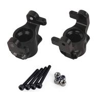 ZIBOXI Carter d'essieu Avant et arrière AR14B, Arbre de Transmission CVD, fusée de Direction for Voiture RC Rock Bouncer Axial RBX10 Ryft 1/10, pièces de Mise à Niveau(C Hub-BK)