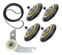 ZIBOXI Ensemble de rouleaux de tambour de sécheuse 134715900 et poulie de renvoi de sécheuse 134793500, courroie de sécheuse 137315300 for sécheuse Electrolux for sécheuse Frigidaire