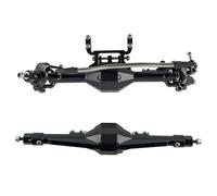 ZIBOXI Essieu Complet Droit Avant et arrière for Axial Scx10 II 2, pièces de Mise à Niveau 1/10 90046 90047, Accessoire de Voiture RC sur chenilles(Black)