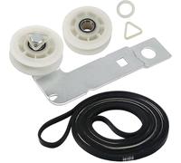 ZIBOXI Kit de courroie de tambour et de poulie de renvoi for sèche-linge, compatible avec les sèche-linge Maytag et Kenmore 661570VP 661570V PS11726337