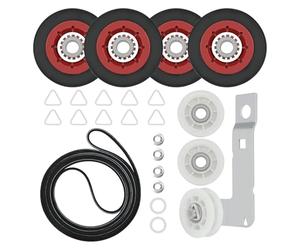 ZIBOXI Kit de réparation de sèche-linge 4392067 et poulie de renvoi de sèche-linge W10837240, compatibles avec les sèche-linge Admiral, Amana, Maytag, Bravos, Whirlpool Duet et Kenmore Elite