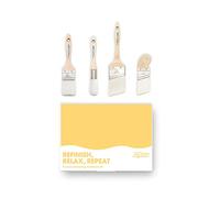 Zibra Lot de 4 pinceaux de Peinture pour Meubles