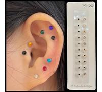 Zickdom Autocollants d'acupression auriculaire - Patchs de bien-être à usage unique pour la relaxation, le soulagement du stress et la beauté -16