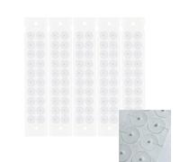 Zickdom Autocollants d'acupression auriculaire - Patchs de bien-être à usage unique pour la relaxation, le soulagement du stress et la beauté Small pearls - 100 PCs