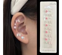 Zickdom Autocollants d'acupression auriculaire - Patchs de bien-être à usage unique pour la relaxation, le soulagement du stress et la beauté -19