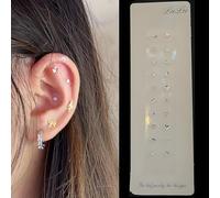 Zickdom Autocollants d'acupression auriculaire - Patchs de bien-être à usage unique pour la relaxation, le soulagement du stress et la beauté -20