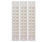 Zickdom Ear Seeds Graines d'Auriculothérapie | Autocollants de Pression pour Stress & Migraines | Tenue Confortable et Longue | Facile à Utiliser Pearls - 60 pieces