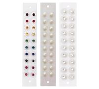 Zickdom Ear Seeds Graines d'Auriculothérapie | Autocollants de Pression pour Stress & Migraines | Tenue Confortable et Longue | Facile à Utiliser (Large) Mixed Pack - 60pc