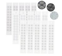 Zickdom Ear Seeds Graines d'Auriculothérapie | Autocollants de Pression pour Stress & Migraines | Tenue Confortable et Longue | Facile à Utiliser (Small) Mixed Pack - 300pc