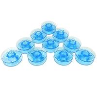 Lot de 10 bobines en plastique bleu pour machine à coudre Gritzner 1035, 1035 DFT, 1037 DFT