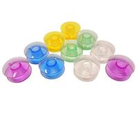 ZickZackNaehmaschine Lot de 10 bobines en plastique colorées pour Singer Capri/Symphonie/Starlet/Merritt/Ladystar/Elegance/Panoramicm/Concerto et Jeans (Apollo Greifer)