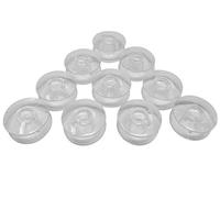 ZickZackNaehmaschine Lot de 10 bobines en plastique pour machine à coudre Singer (Apollo Greifer) Capri/Symphonie/Starlet/Merritt/Ladystar/Elegance/Panoramicm/Concerto et Jeans