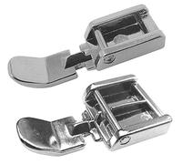 ZickZackNaehmaschine Lot de 2 pieds de biche pour fermeture éclair - étroits et normaux - Pour machines à coudre Singer Brillance 6160/6180/6199/6280