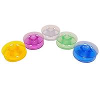 ZickZackNaehmaschine Lot de 5 bobines colorées et transparentes en plastique pour Pfaff Varimatic 876/894/895/899, etc.