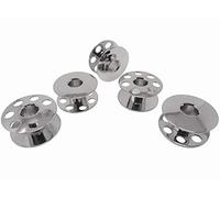 Lot de 5 bobines métalliques pour machines à coudre Elna (modèles plus anciens).
