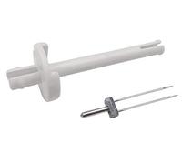 Porte-bobine de fil pour machine à coudre Toyota RS2000 + Schmetz Stretch Aiguille jumelée NM 4,0/75