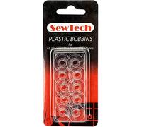 ZickZackNaehmaschine Sew Tech Lot de 10 bobines en plastique pour Janome et Elna 11,5 mm