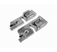 ZickZackNaehmaschine Z.Z.N. Lot de 2 pieds de biche pour ourlet roulé, 2 mm + 4 mm, pour machines à coudre Bernette b37 b38