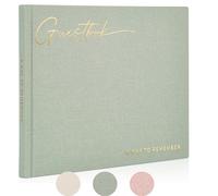 ZICOTO Livre d'or pour Votre réception de Mariage ou fête prénatale, Simple et élégant, pour Signer et Ajouter des Photos Polaroid, pour Le Grand Jour (français Non Garanti)