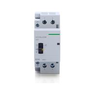 ZIDBVOYOY Contacteur modulaire Domestique AC HCH8s-40M 2P 63A 40A 220V DIN Rail avec Interrupteur de Commande Manuel 2NO 1NO 1NC ou 2NC(2P 63A 2NO 230V)