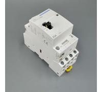 ZIDBVOYOY Contacteur modulaire Domestique TOCT1 4P 25A 220V/230V 50/60HZ for Rail DIN avec Interrupteur de Commande Manuel 4NO ou 2NO, 2NC ou 4NC, 1 pièce(2NO 2NC)