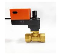 ZIDBVOYOY Vanne proportionnelle modulante 11/4'' AC/DC 24 V 4-20 mA/0-10 V en Laiton for régulation de débit ou contrôle Marche/arrêt du Traitement de l'eau CVC(0-10V)